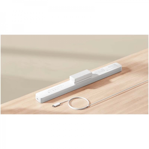 Xiaomi Luz de Leitura Magnética Multifunções Lâmpada Magnética 150lm - Temperatura de Cor 4000K - Autonomia até 4,5 horas - Inclui Base Adesiva com Acoplamento Magnético - Cor Branco