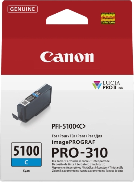 Canon PFI5100 Azul - PFI5100C/ 6953C001