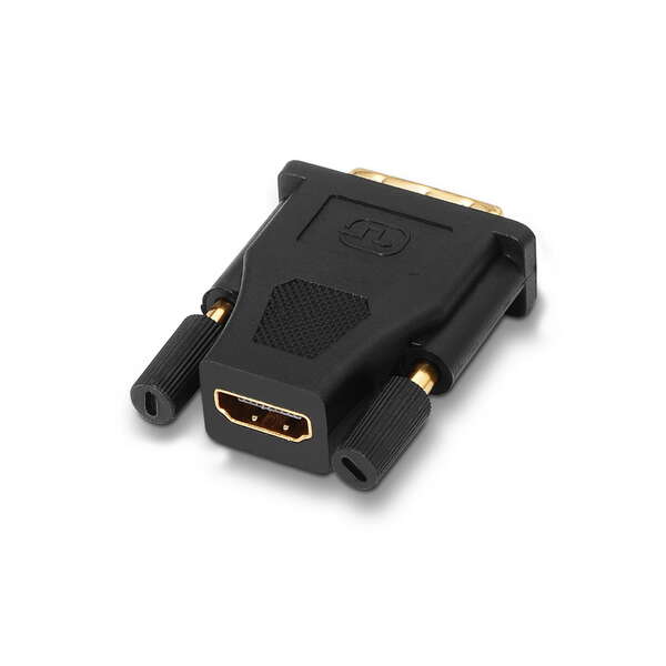 Adaptador Aisens DVI para HDMI - 24+1/M - HDMI para Fêmea com Blindagem Dourada - Full HD - Preto