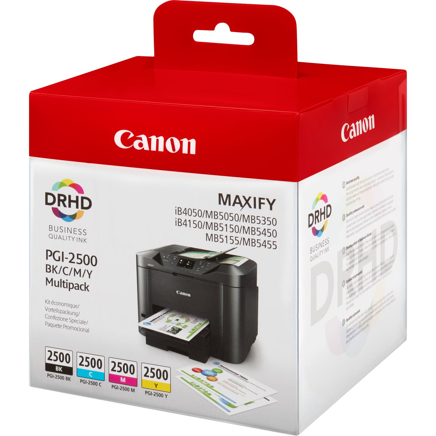 Canon Pgi2500xlkit - Pack 4 Cores