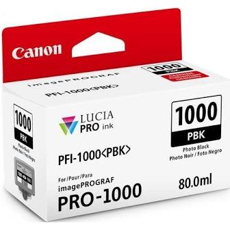 Canon Pfi1000 Preto Photo Tinta Pigmentada 