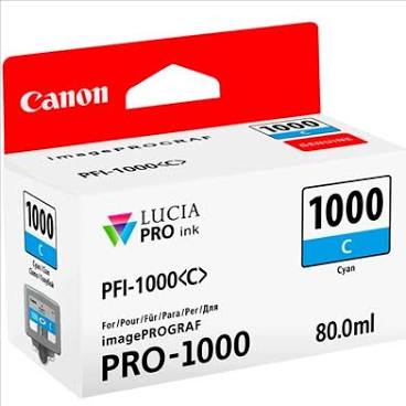 Canon Pfi1000 Azul Tinta Pigmentada 