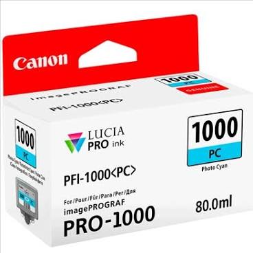 Canon Pfi1000 Azul Photo Tinta Pigmentada 