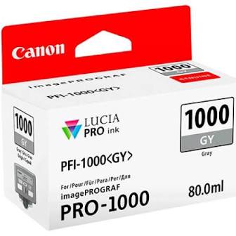 Canon Pfi1000 Gris Tinta Pigmentada 