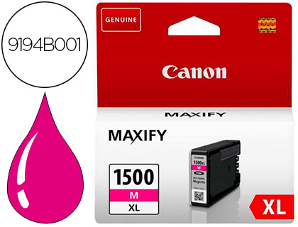Canon Pgi1500xlm	Magenta