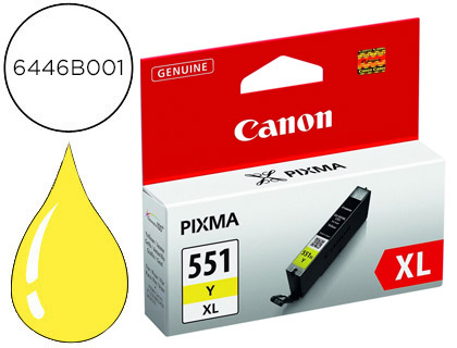 Canon Cli551xl Amarelo
