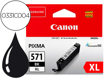Canon Cli571xlbk	Preto