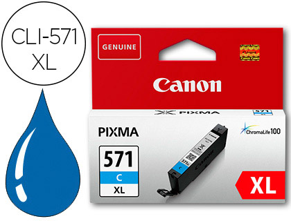 Canon Cli571xlc	AZUL