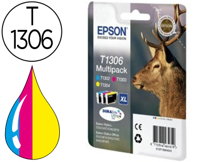 Epson T130640 Pack 3 Tinteiros - Não Tem Preto