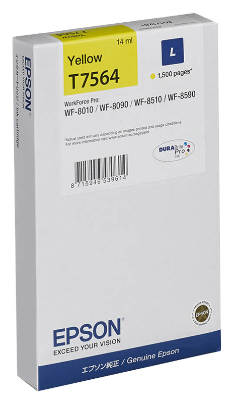 Epson T756440	Amarelo - L