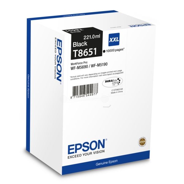 Epson T865140	Preto