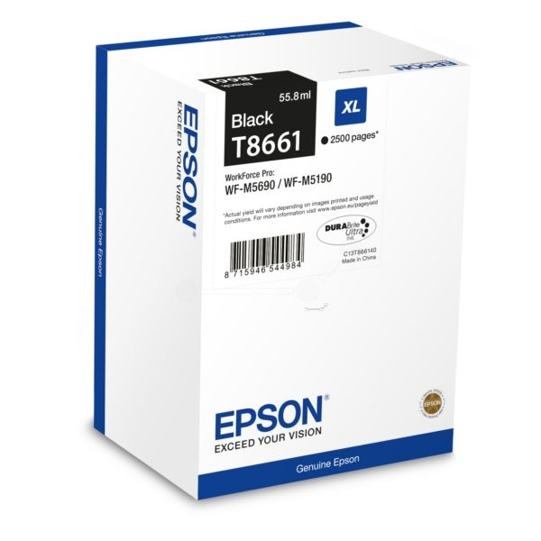 Epson T866140	Preto 