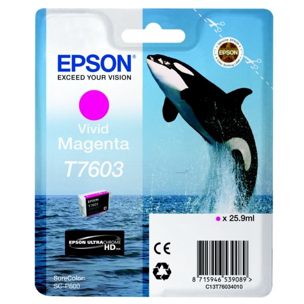 Epson T760340	Vivid Magenta