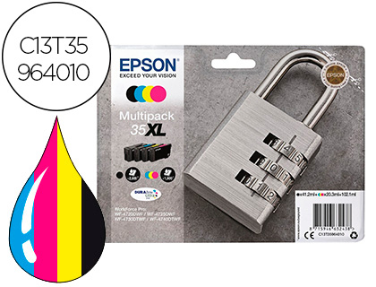 Epson T359640 Pack 4 Cores T35xl