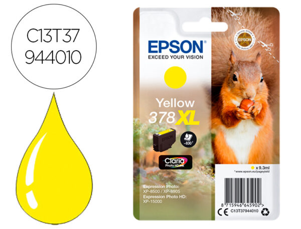 Epson T379440 (378xl) Amarelo 