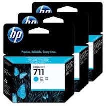 Hpcz134a - Pack  3 AZUL - Hp711