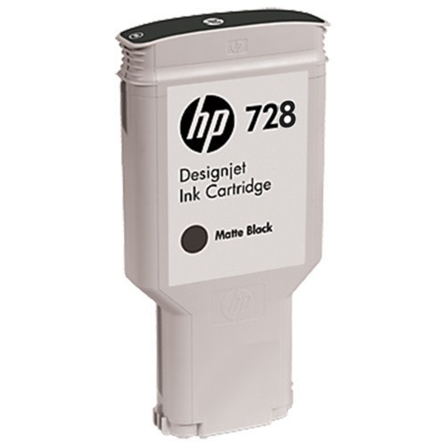 TINTEIRO ORIGINAL HP 728 - Hp f9j68a	Preto Mate - 300ml