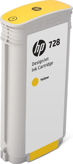 TINTEIRO ORIGINAL HP 728 - Hp f9j65a	Amarelo  - 130ml