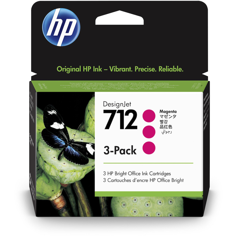 Hp712 Pack 3 Magenta - Hp3ed78a
