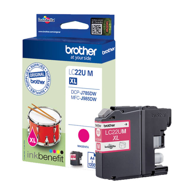 Brother Lc22em		Magenta 	