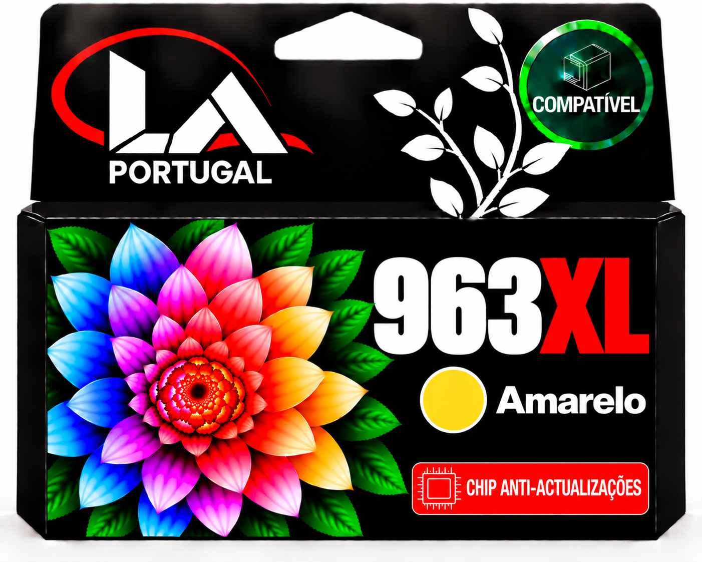 TINTEIRO COMPATIVEL COM HP 963XL - AMARELO (Chip  contra actualizacões)