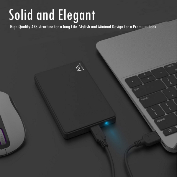 Caixa externa Ewent USB 3.2 - Instalação sem ferramentas - Plug and Play - SATA 2,5