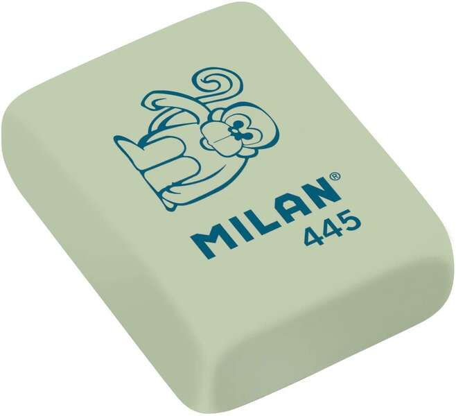 Embalagem Milan com 5 Borrachas, 3 Borrachas Retangulares 445 + 2 Borrachas Retangulares Creme 624 - Plástico - Cores Sortidas