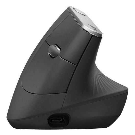 Rato Ergonómico Avançado Logitech MX Vertical 4000 dpi - Ângulo Vertical de 57º - 4 Botões Programáveis ​​​​- Utilização por Destros - Preto