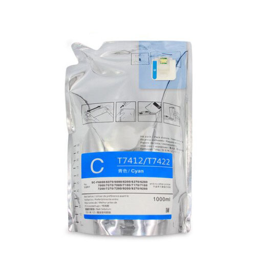 Epson T7412 Azul Bolsa de Tinta de Sublimacão Generico