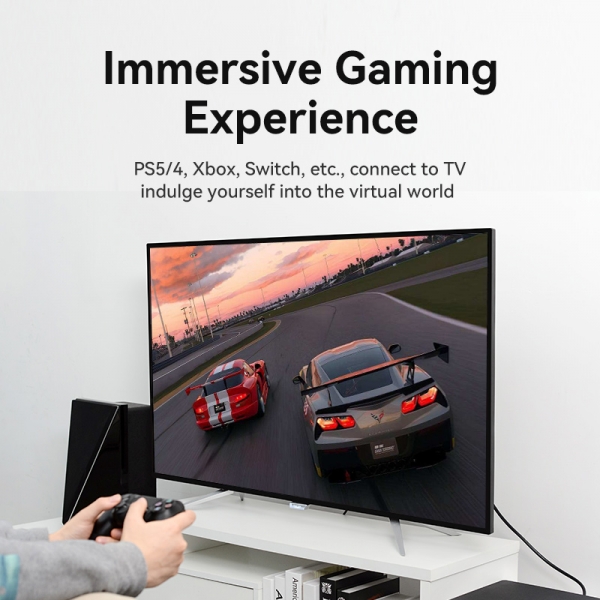 Vention Cabo HDMI Macho a HDMI Macho 2.0 4K - 0.75m - Cor Negro