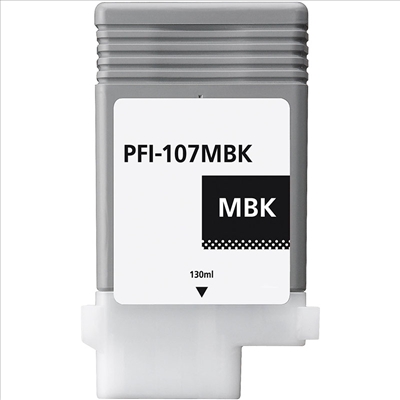 Canon Pfi107mbk	Preta Mate Pigmentada 	Compativel