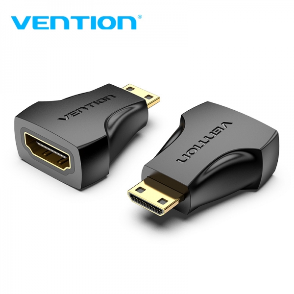 Adaptador Vention Mini HDMI Macho para HDMI Fêmea - Preto