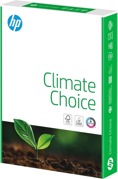 Resma Papel HP Climate A4 80gsm 210x297mm (500 folhas) Branco - Certificado ClimatePartner 