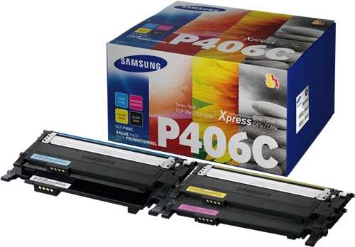 Samsung Clp360/ CLP365 - Clt-p406  - Kit C/ As 4 Cores
